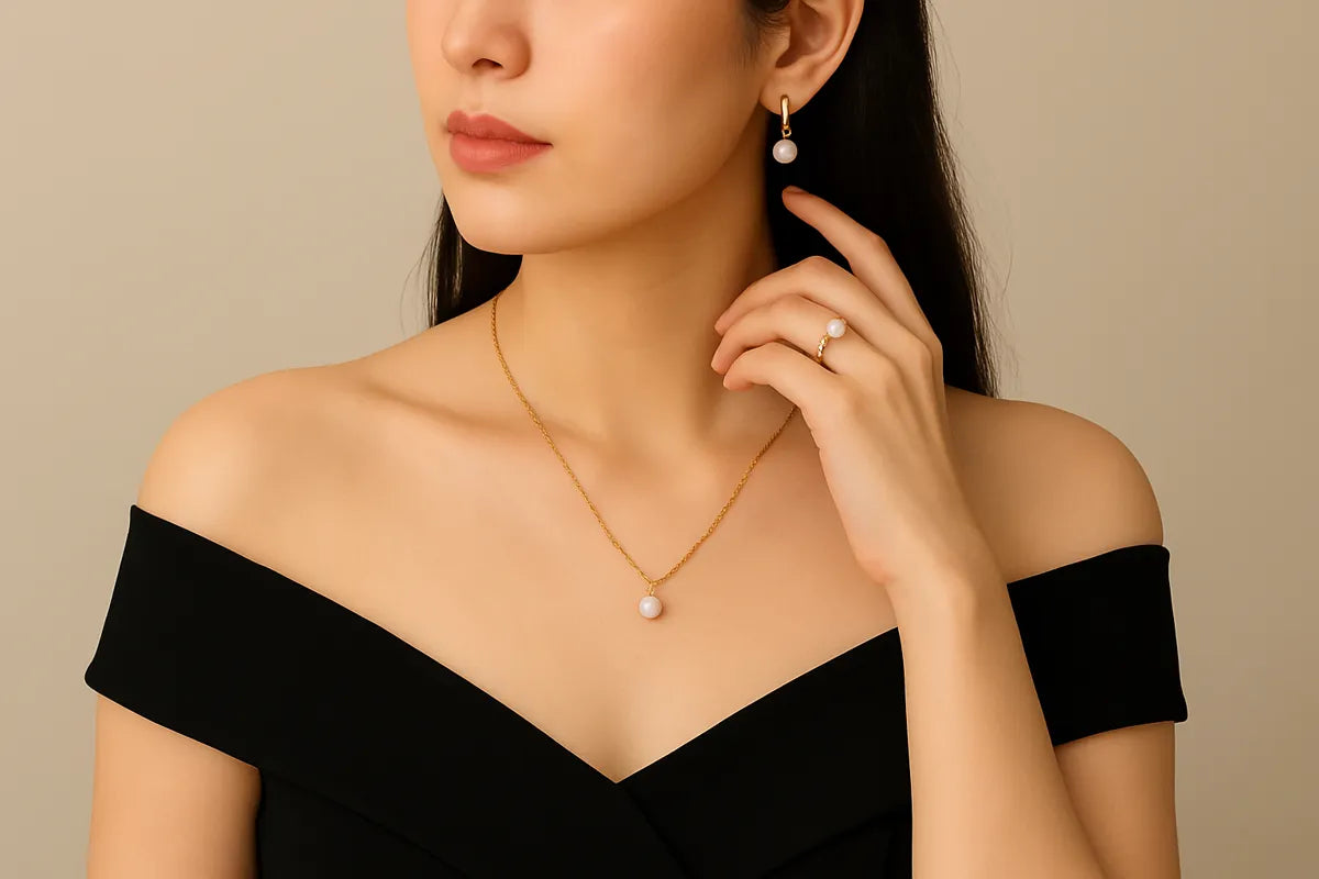 What Jewelry To Wear With An Off The Shoulder Dress?